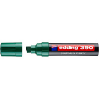 Маркер перманентный edding 390, скошенный наконечник, 4-12 мм Зеленый