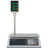 Весы торговые MERCURY M-ER 327P-15.2 LCD (0,05-15 кг), дискретность 2 г, платформа 325x230 мм, со стойкой