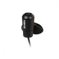 Микрофон-клипса SVEN MK-170, кабель 1,8 м, 58дБ, пластик, черный, SV-014858