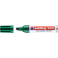 Маркер перманентный edding 500, скошенный наконечник, 2-7 мм Зеленый