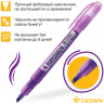 Набор текстовыделителей Crown "Multi Hi-Lighter Aroma" 6цв., 1-4мм, ароматиз., чехол с европодвесом