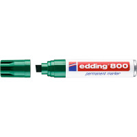 Маркер перманентный edding 800, скошенный наконечник, 4-12 мм Зеленый