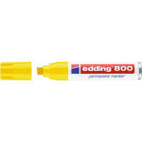 Маркер перманентный edding 800, скошенный наконечник, 4-12 мм Желтый