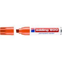 Маркер перманентный edding 800, скошенный наконечник, 4-12 мм Оранжевый