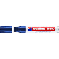 Маркер перманентный edding 850, скошенный наконечник, 5-16 мм Синий