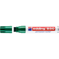 Маркер перманентный edding 850, скошенный наконечник, 5-16 мм Зеленый