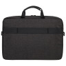 Сумка-портфель BRAUBERG "Pragmatic" с отделением для ноутбука 15,6", серо-черная, 30х42х8 см, 270827