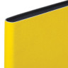 Блокнот в клетку А5 (148x218 мм), 80 л., под кожу желтый BRAUBERG "Metropolis Mix", 111038