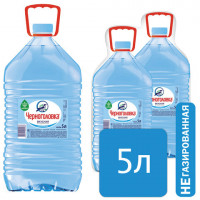 Вода негазированная питьевая ЧЕРНОГОЛОВКА, 5 л