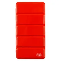 УЦЕНКА - Пенал для акварели металлический Гамма, 35 кювет, красный