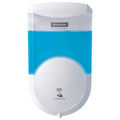 УЦЕНКА - Диспенсер для жидкого мыла OfficeClean Professional, наливной, автоматический, белый, 0,6л