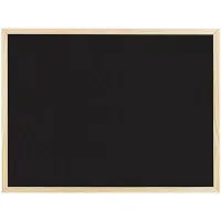 Доска магнитно-меловая OfficeSpace, 45*60см, деревянная рамка, черная