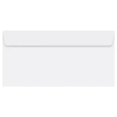 Конверт E65, OfficeSpace, 110*220мм, б/подсказа, б/окна, отр. лента, внутренняя запечатка