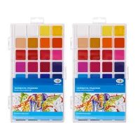 Акварель Гамма "Классическая", медовая, 32 цвета, без кисти, пластик. упак., европодвес (2шт)