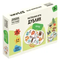 Игра настольная ДУБЛИК, 60 карточек, АССОРТИ, РУССКИЙ СТИЛЬ