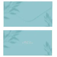 Конверт для денег MESHU "Аквамарин", 85*164мм, soft-touchh, фольга