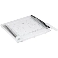 УЦЕНКА-Резак сабельный/роликовый А4 OfficeSpace, 320мм, 2в1, до 10 листов, 3 стиля резки