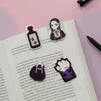 Закладки магнитные для книг, 4шт., MESHU "Catsday", матовая ламинация, фольга