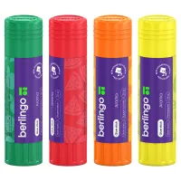 Клей-карандаш Berlingo "Aroma", 25г, ароматизированный (яблочный сок, арбуз, сахарное печенье, ананас), ПВП