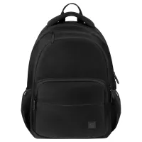 Рюкзак Berlingo U3 "Totally black" 41*29,5*13см, 2 отделения, 4 кармана, эргономичная спинка