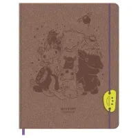 Дневник 1-11 кл. 48л. ЛАЙТ BG "Корпорация монстров", иск. кожа, блинтовое тиснение, ляссе, на резинке