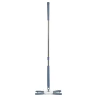 Швабра c отжимом x-type, плоская, OfficeClean Professional, мет. ручка 120 см., две насадки из микрофибры