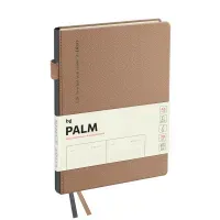 Ежедневник недатированный, А5, 136л., твердый переплет, кожзам, BG "Palm. Ecru pink", пудровый