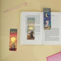 Закладки  для книг, 3шт., 135*45мм, MESHU "Солнечный кот"