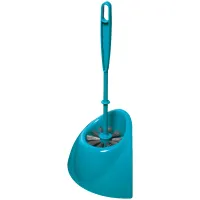 Ерш для унитаза York "Уголок", с подставкой, уголок, 13*37см, пластмасса, ассорти