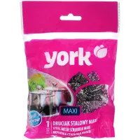 Мочалка для посуды York "Макси", металлическая, 1шт.