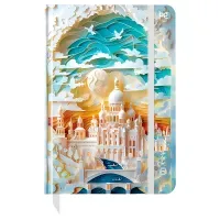 Ежедневник недатированный А5, 136л., 7БЦ BG "Paper Art. Istanbul", матовая ламинация, выборочный лак