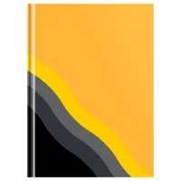 Бизнес-блокнот А4, 120л., BG "Яркая волна", глянцевая ламинация