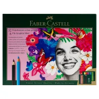 Набор художественных изделий Faber-Castell "Polychromos & Pitt Graphite Matt ", 40 предметов,  студийная коробка