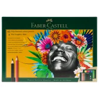 Набор художественных изделий Faber-Castell "Polychromos & Pitt Graphite Matt ", 50 предметов,  студийная коробка