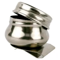 УЦЕНКА - Масленка металлическая одинарная с крышкой Гамма "Студия"