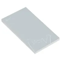 Блок для записей MESHU "Kat", 10*17см, 50л., на склейке