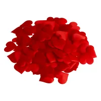 Наполнитель для подарков, 3см, "Красные сердца", MESHU, 100шт., красный