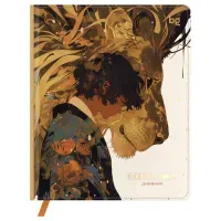 Дневник 1-11 кл. 48л. (твердый) BG "Дух", иск. кожа, печать, тиснение фольгой, ляссе
