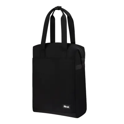 Рюкзак Först F-Casual "Dark Black" 42*28,5*12,5см, 1 отделение, 1 карман, уплотненная спинка