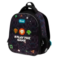 Ранец Först F-Top облегченный "Play the game" 36*28*15см, 2 отделения, 2 кармана, анатомическая спинка