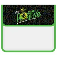Папка для тетрадей 1 отделение, ArtSpace "Positive smile", А5, пластик, на липучке