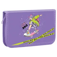 Пенал 1 отделение, 190*110 ArtSpace "City Girl", ткань