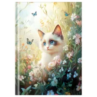 Бизнес-блокнот А4, 80л., BG "На прогулке", матовая ламинация