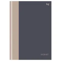 Бизнес-блокнот А5, 80л., евроформат, BG "Моноколор. Двойной", soft-touch ламинация