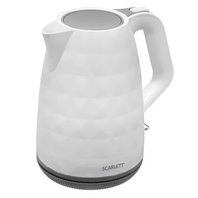 УЦЕНКА - Чайник электрический Scarlett SC-EK18P49, 1,7л, 2200Вт, пластик, белый