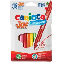 УЦЕНКА - Фломастеры Carioca "Joy", 10цв., смываемые, картон, европодвес