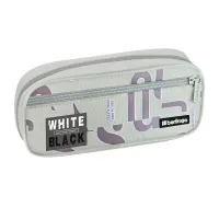 Пенал 1 отделение, 1 карман, 220*95*50 Berlingo "Trendy Beige", полиэстер, откидная планка