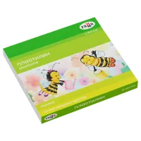 Пластилин восковой мягкий Гамма "Пчелка", 12 пастельных цветов, 180г, со стеком, картон. упаковка