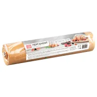 Бумага для выпечки OfficeClean, бежевая, 38см*100м, 40г/м2, в рулоне, в пленке, без силиконового покрытия