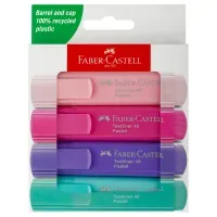Набор текстовыделителей Faber-Castell "46 Pastel" 4 пастельных цв., 1-5мм, картон. уп.